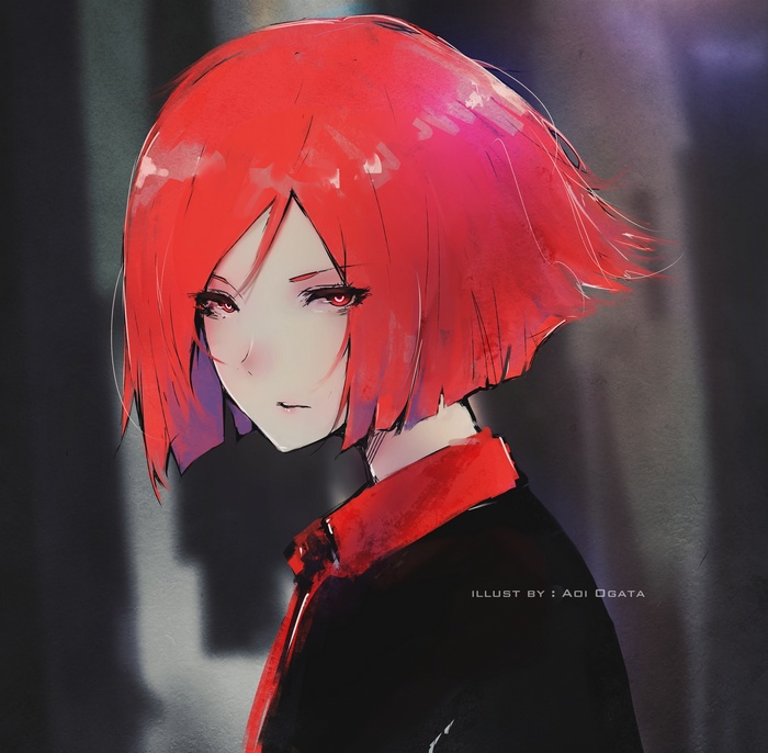 Redhead girl by Aoi Ogata