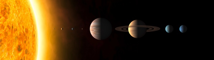 The Sun and Planets of the Solar System