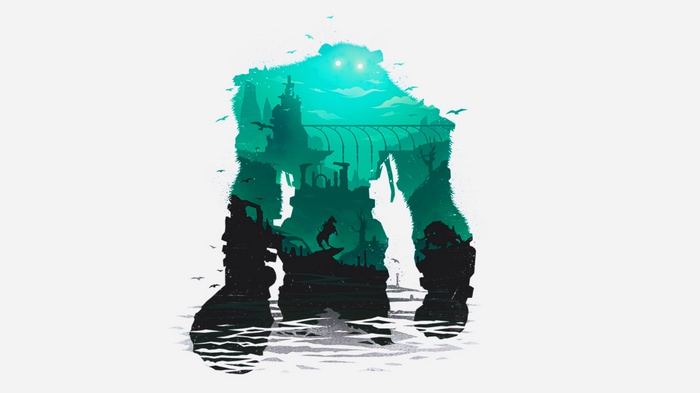 Shadow of the Colossus digital art