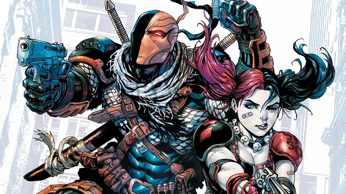 Deathstroke and Harley Quinn from DC Comics