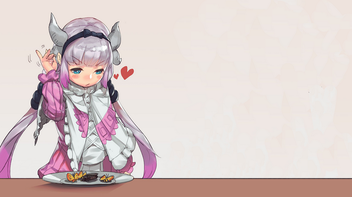 Kanna Kamui from Miss Kobayashi's Dragon Maid with insects