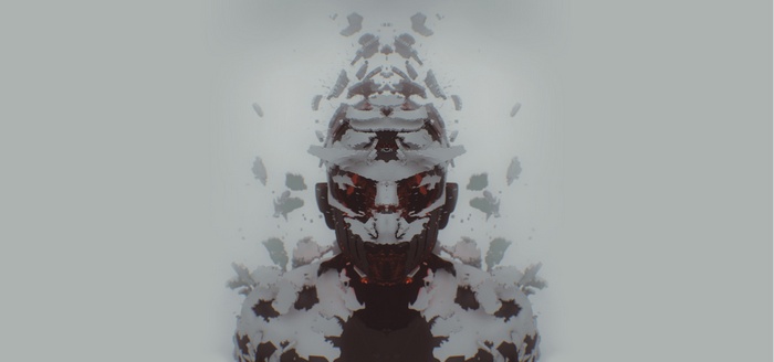 Linkin Park album cover with camouflage effect