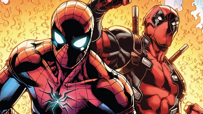 Spider-Man and Deadpool from Marvel Comics