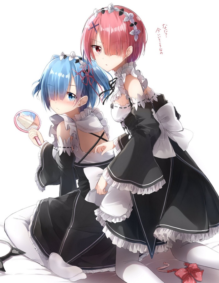 Anime Girl Maid Rem Re:Zero 4K Wallpaper #4.2697