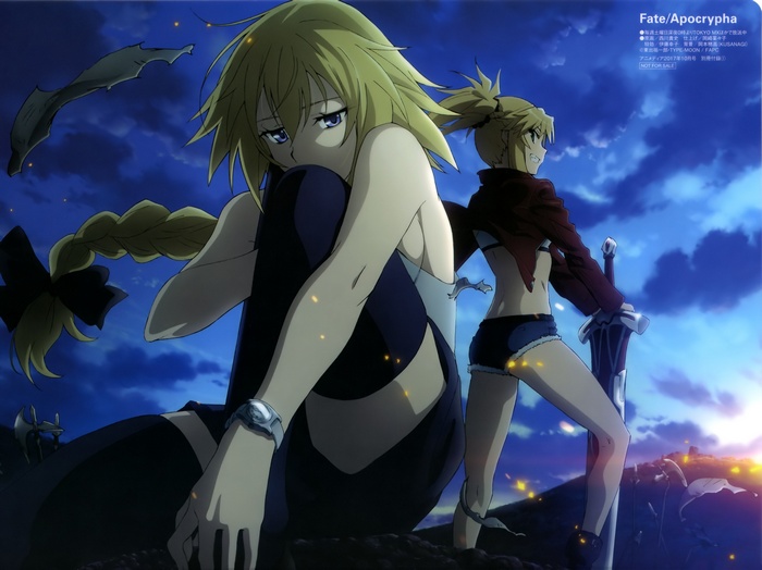 Jeanne d'Arc and Ruler from Fate/Apocrypha