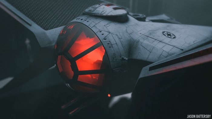 TIE Fighter from Star Wars by Jason Battersby