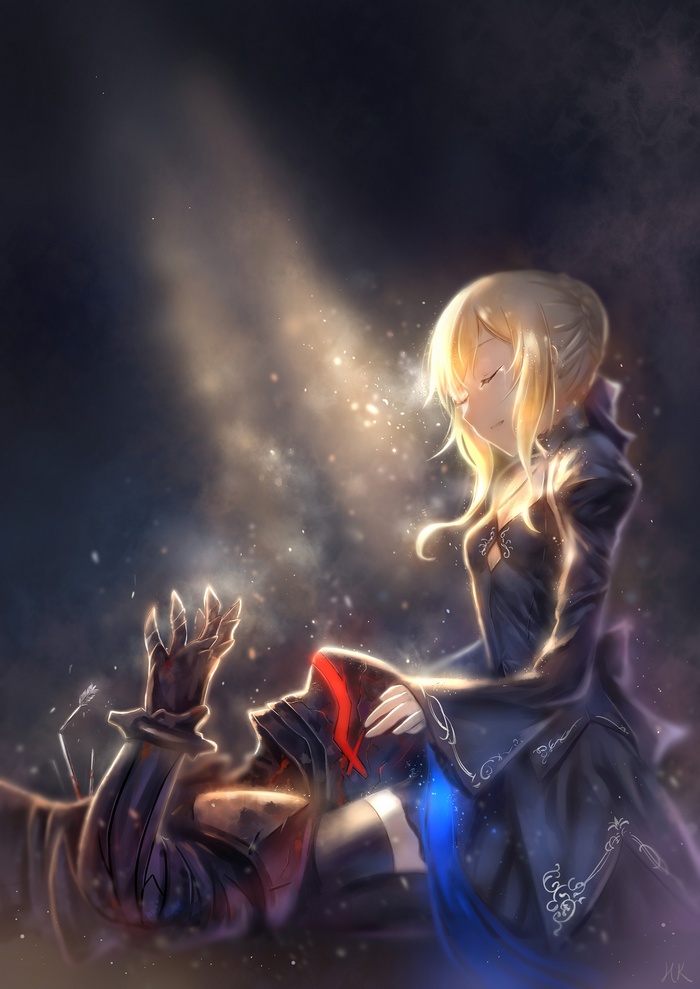 Saber Alter and Berserker from Fate/Zero