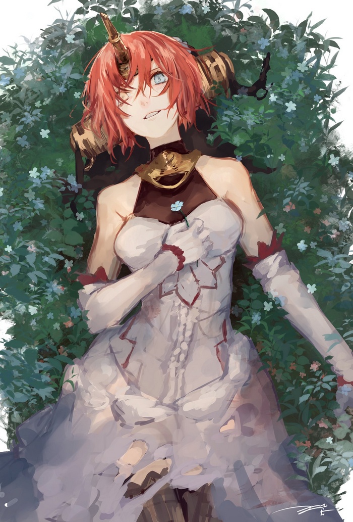 Berserker of Black, FateApocrypha , white dress, anime girls, Fate Series