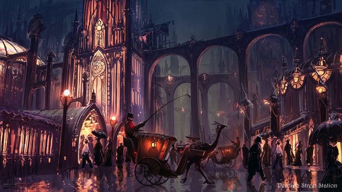 Perdido Street Station Cityscape by Thomas Chamberlain