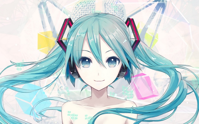 Hatsune Miku from Vocaloid by iXima