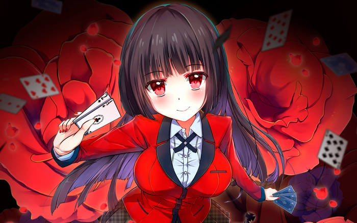 anime, Jabami Yumeko, anime girls, Kakegurui