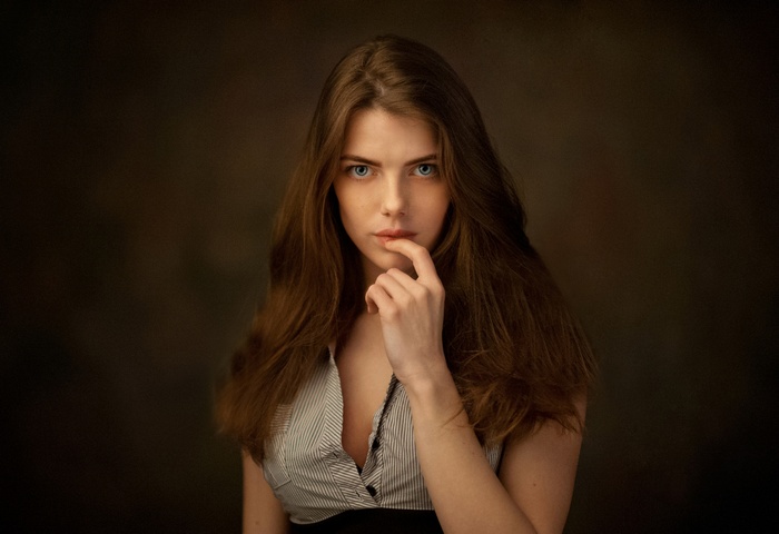 Portrait of Valeria Metelina by Maxim Maximov