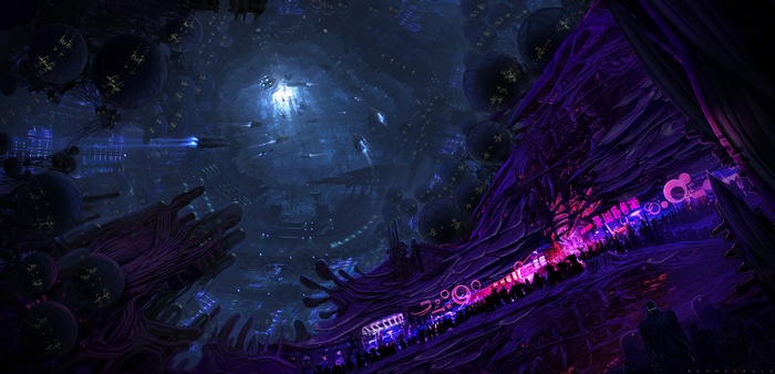 Valerian and the City of a Thousand Planets concept art by Ben Mauro