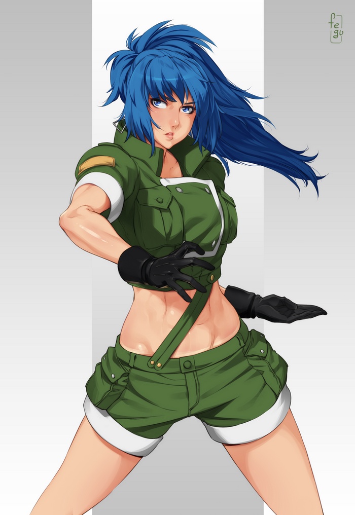 Leona Heidern from King of Fighters