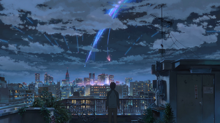 Mitsuha Miyamizu and Taki Tachibana from Kimi no Na Wa