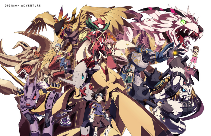 Digimon Adventure characters and Digimon