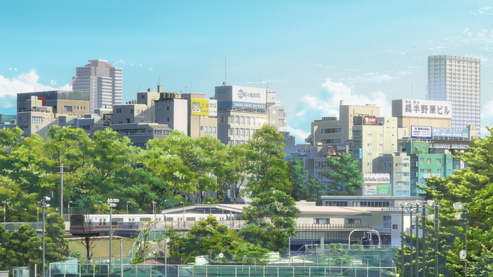 Kimi no Na Wa, Your Name, cityscape