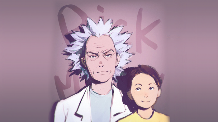 Rick Sanchez and Morty Smith by Ilya Kuvshinov