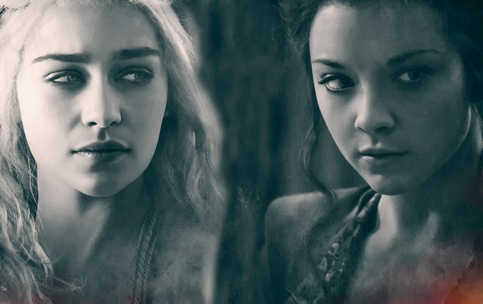 Daenerys Targaryen and Margaery Tyrell from Game of Thrones