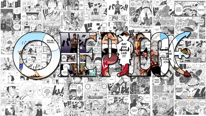 One Piece Manga Collage