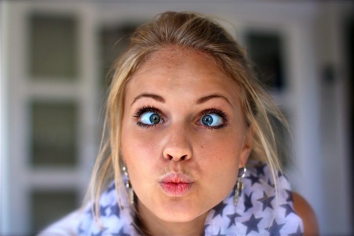 Emilie Marie Nereng with blue eyes and blonde hair