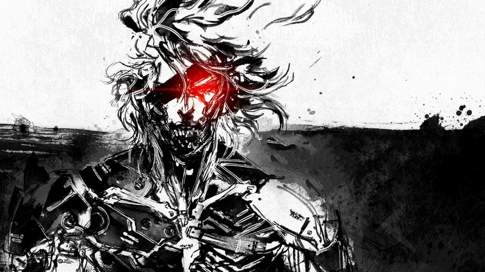 artwork, video games, Metal Gear, Metal Gear Rising: Revengeance, Raiden