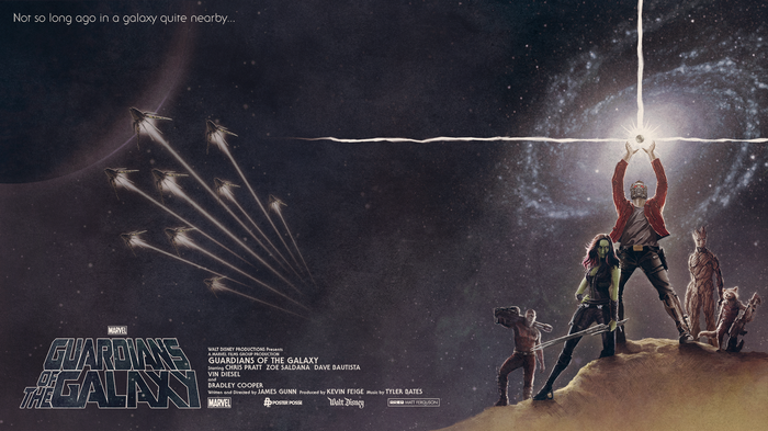 Guardians of the Galaxy Poster with Star-Lord