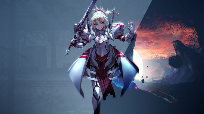 Mordred Saber of Red from Fate Series