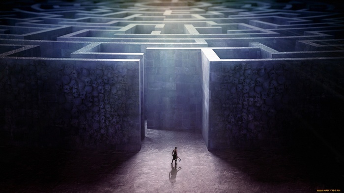 fantasy art, artwork, labyrinth