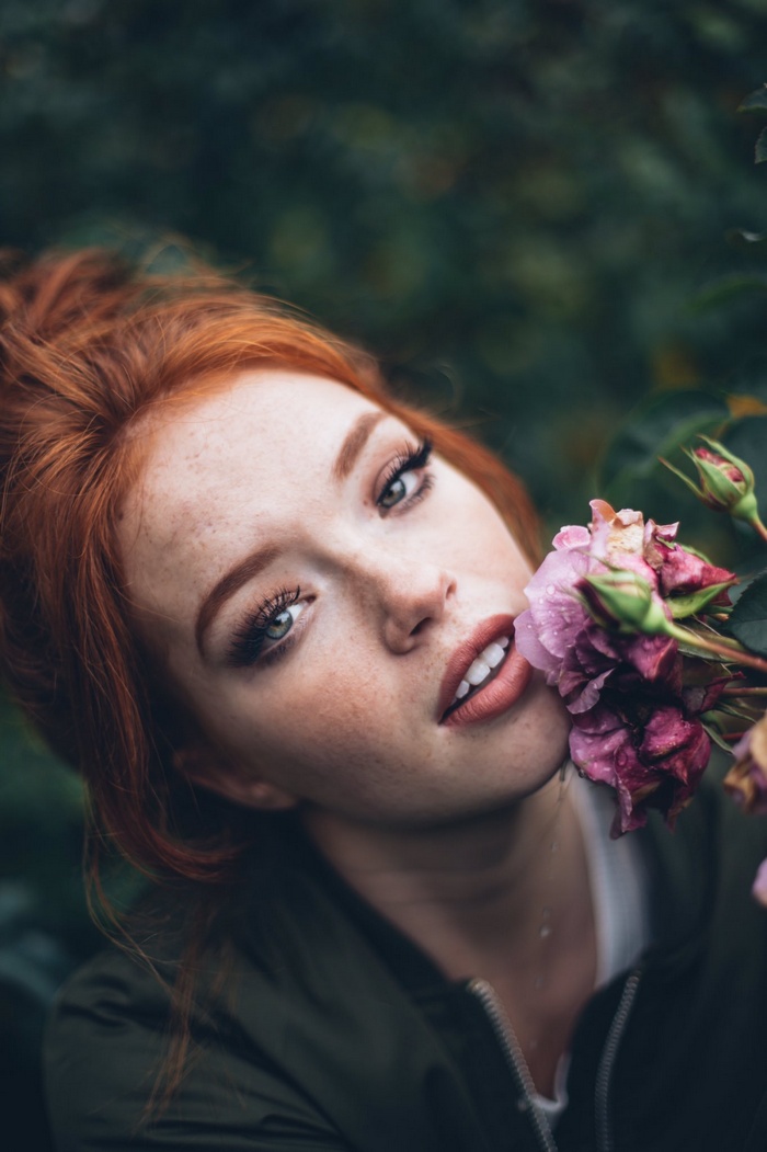 Long Hair Portrait Women Portrait Display Redhead Riley Rasmussen