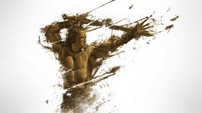 Conan the Barbarian with Sword