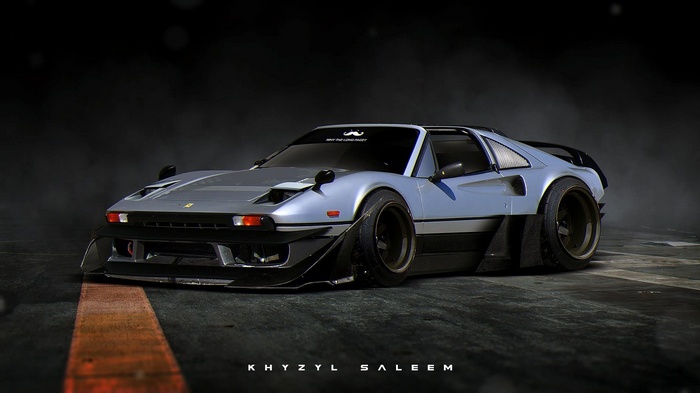 Modified Ferrari GTO by Khyzyl Saleem
