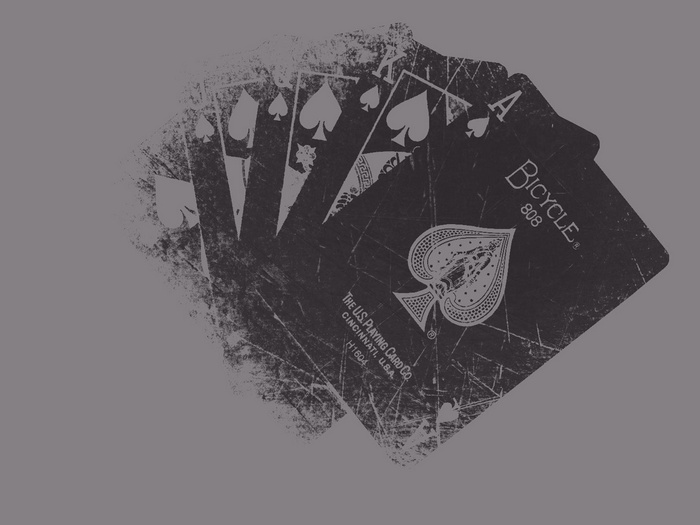 Playing cards with Bicycle 808 branding