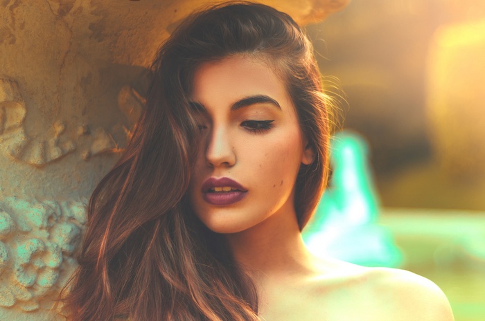 Portrait of Paula Riba with shallow depth of field