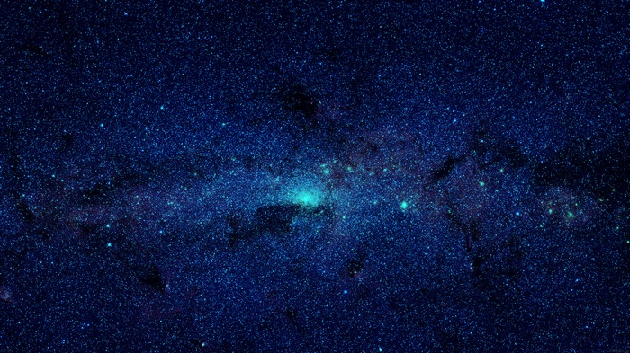 Deep space with countless stars and nebulae