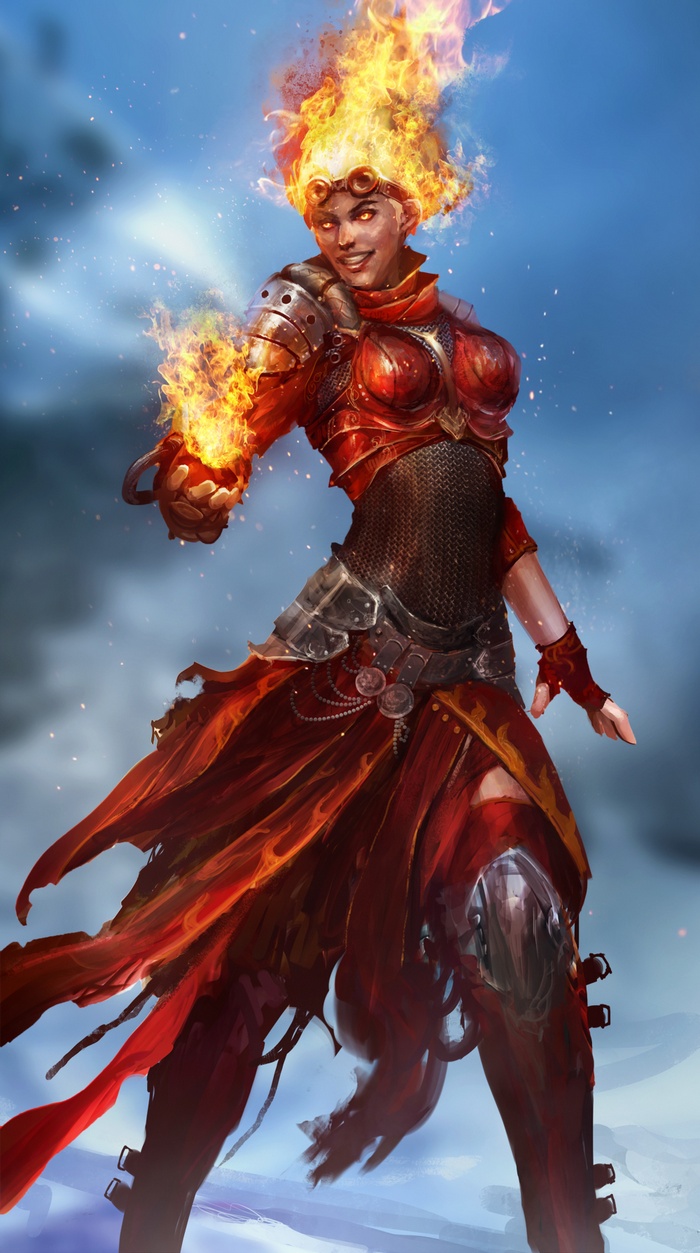 Chandra Nalaar from Magic: The Gathering