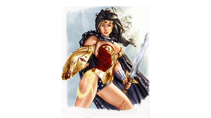 Wonder Woman from DC Comics illustration