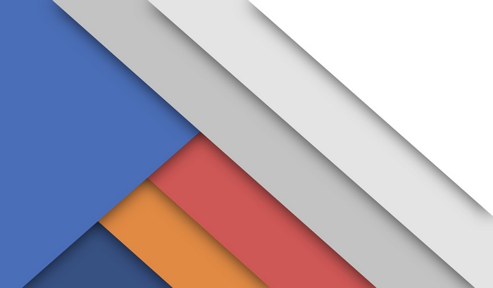 Abstract material style with overlapping colored lines