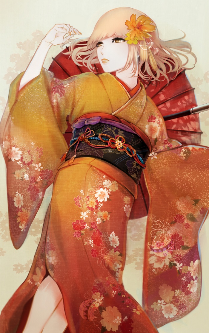 Midorikawa Hana from Prison School in a Kimono