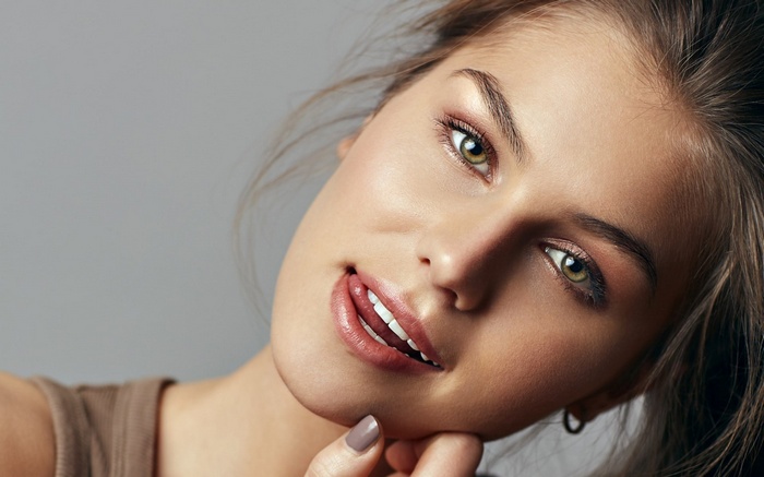 portrait, 500px, women, makeup, Martin Strauss, face, Natalie Kuck