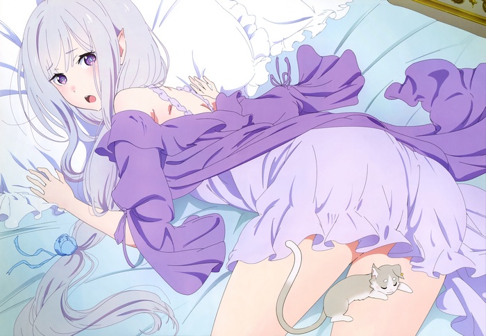 Re:Zero Kara Hajimeru Isekai Seikatsu, anime girls, Emilia (Re: Zero)