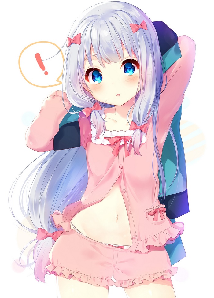 Izumi Sagiri from Eromanga-sensei in pajamas