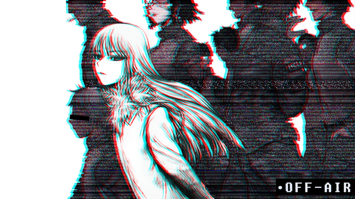 Koko Hekmatyar from Jormungand with glitch effect