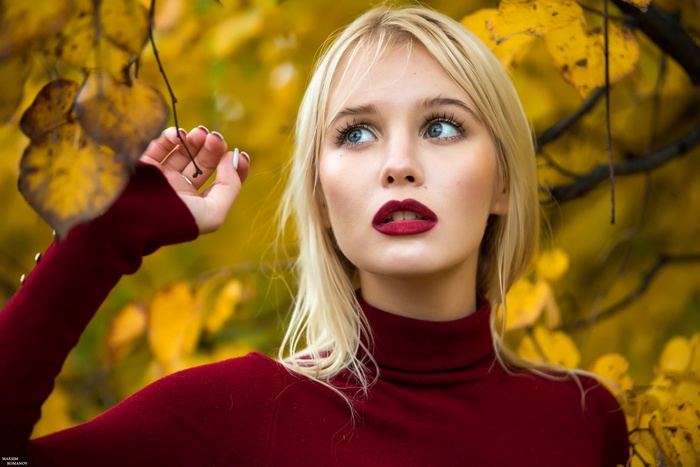 Portrait of Kristina by Maksim Romanov