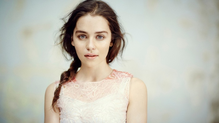 actress, celebrity, portrait, face, Emilia Clarke