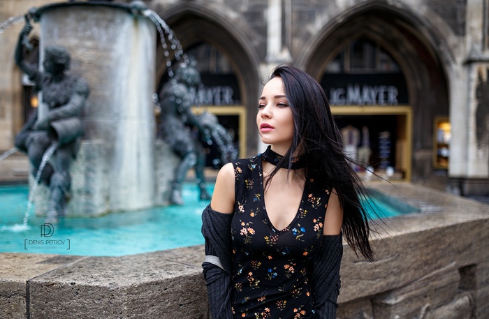 depth of field, Denis Petrov, women, portrait, Angelina Petrova, model