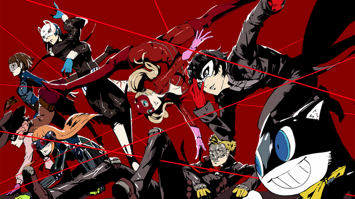 Persona 5 Phantom Thieves group shot