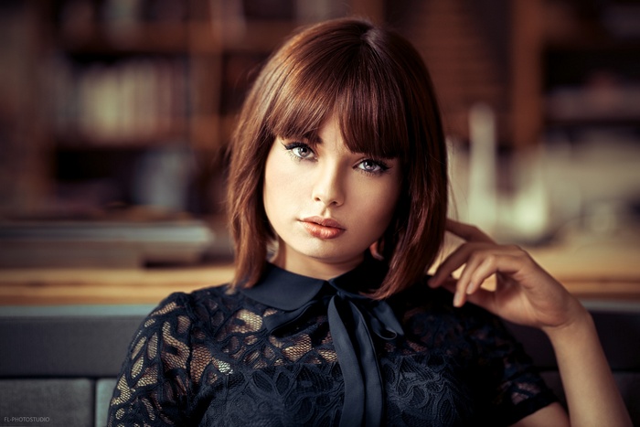 depth of field, Marie (500px), Marie Grippon, Lods Franck, women, face, portrait