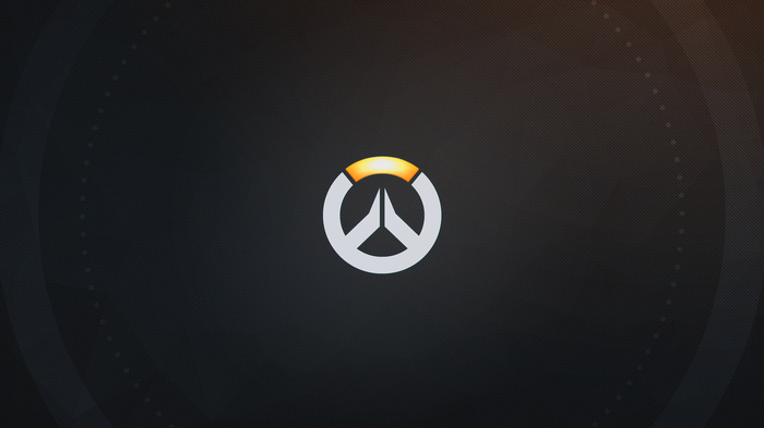 Overwatch logo on a dark background