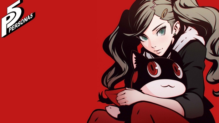 Anne Takamaki and Morgana from Persona 5